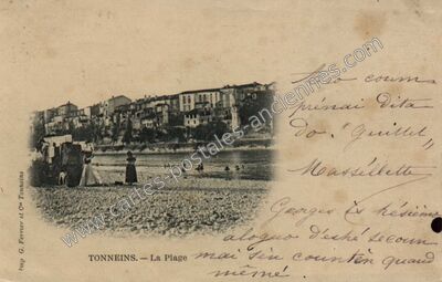 Carte postale ancienne Tonneins