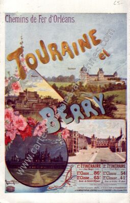 Carte postale ancienne Chemins de Fer d'Orleans — Non Localisée (Loiret)