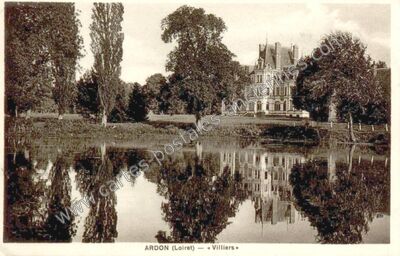 Carte postale ancienne Villiers — Ardon (Loiret)