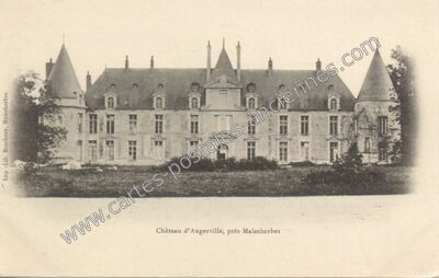Carte postale ancienne Chateau d'Augerville — Augerville-la-Rivière (Loiret)