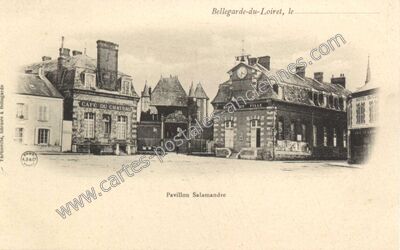 Carte postale ancienne Pavillon Salamandre — Bellegarde (Loiret)