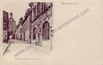 Carte postale ancienne Hôtel de Ville (XVIe siècle) — Beaugency (Loiret)