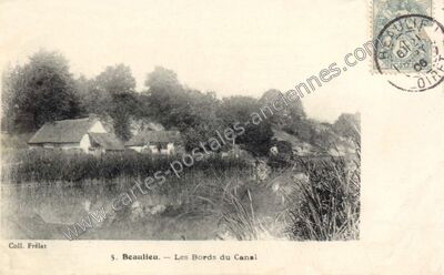 Carte postale ancienne Beaulieu — Beaulieu-sur-Loire (Loiret)