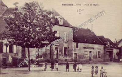 Carte postale ancienne Beaulieu — Beaulieu-sur-Loire (Loiret)