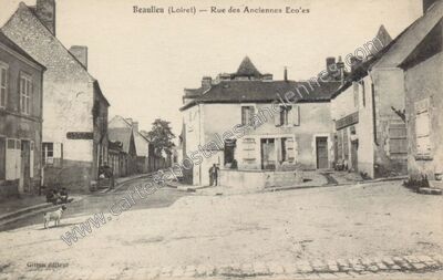 Carte postale ancienne Beaulieu — Beaulieu-sur-Loire (Loiret)