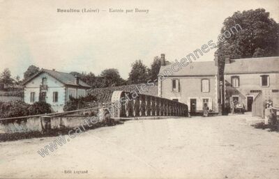 Carte postale ancienne Beaulieu — Beaulieu-sur-Loire (Loiret)