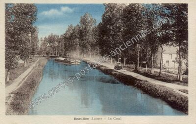 Carte postale ancienne Beaulieu — Beaulieu-sur-Loire (Loiret)