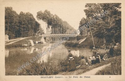 Carte postale ancienne Beaulieu — Beaulieu-sur-Loire (Loiret)