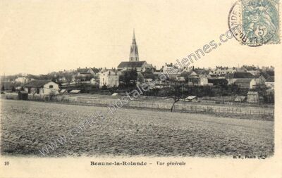 Carte postale ancienne Beaune la Rolande — Beaune-la-Rolande (Loiret)