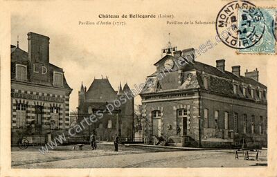 Carte postale ancienne Château de Bellegarde — Bellegarde (Loiret)