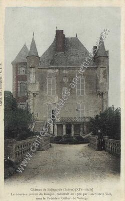 Carte postale ancienne Château de Bellegarde — Bellegarde (Loiret)