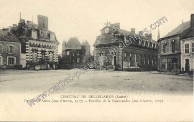 Carte postale ancienne Château de Bellegarde — Bellegarde (Loiret)