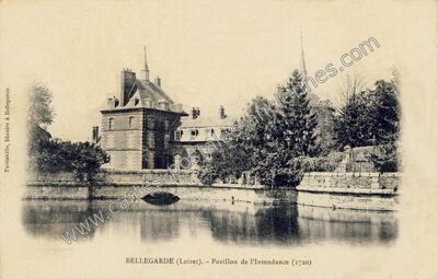 Carte postale ancienne Pavillon de l'Intendance — Bellegarde (Loiret)