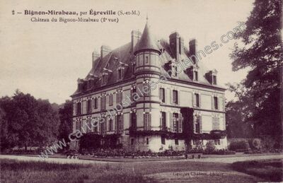 Carte postale ancienne Le Bignon-Mirabeau