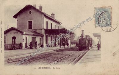 Carte postale ancienne Les Bordes