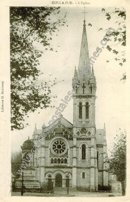 Carte postale ancienne L'Eglise — Briare (Loiret)