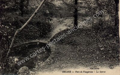 Carte postale ancienne Parc de Vaugereau - La Source — Briare (Loiret)