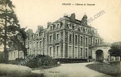Carte postale ancienne Château de Beauvoir — Briare (Loiret)