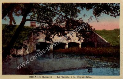 Carte postale ancienne La Trézée à la Cognardière — Briare (Loiret)