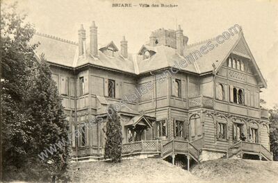 Carte postale ancienne Villa des Roches — Briare (Loiret)