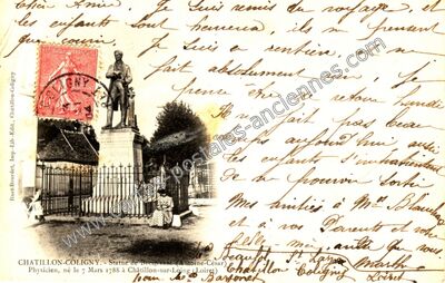Carte postale ancienne Chatillon Coligny — Bucy-le-Roi (Loiret)
