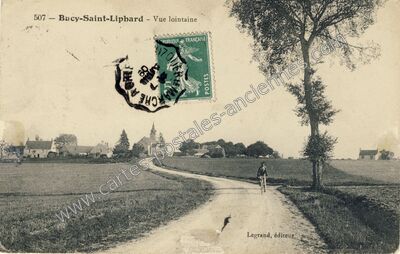 Carte postale ancienne Vue lointaine — Bucy-Saint-Liphard (Loiret)