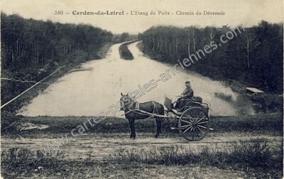 Carte postale ancienne Cerdon du Loiret — Cerdon (Loiret)
