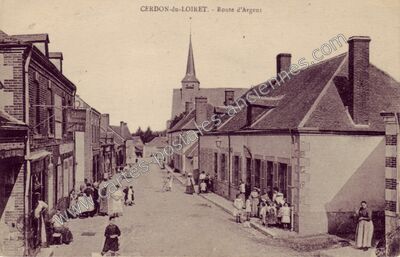 Carte postale ancienne Cerdon du Loiret — Cerdon (Loiret)