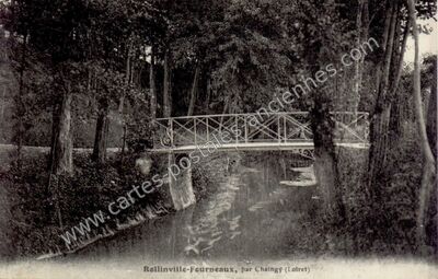 Carte postale ancienne Rollinville Fourneaux — Chaingy (Loiret)