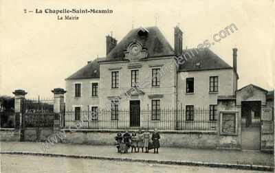 Carte postale ancienne La Mairie — La Chapelle-Saint-Mesmin (Loiret)