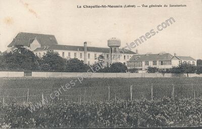 Carte postale ancienne Vue générale du Sanatorium — La Chapelle-Saint-Mesmin (Loiret)
