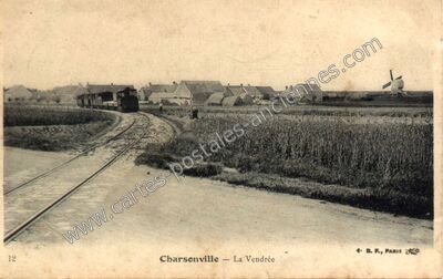 Carte postale ancienne La Vendrée — Charsonville (Loiret)