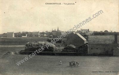 Carte postale ancienne Vue générale — Charsonville (Loiret)