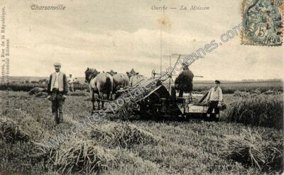 Carte postale ancienne Ourcis — Charsonville (Loiret)