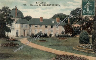 Carte postale ancienne Château de CHATEAUNEUF — Châteauneuf-sur-Loire (Loiret)