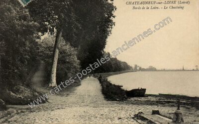 Carte postale ancienne Bords de la Loire. - Le Chastaing — Châteauneuf-sur-Loire (Loiret)