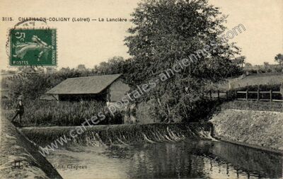 Carte postale ancienne La Lancière — Châtillon-Coligny (Loiret)