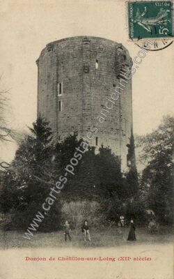 Carte postale ancienne Chatillon sur Loing — Châtillon-Coligny (Loiret)