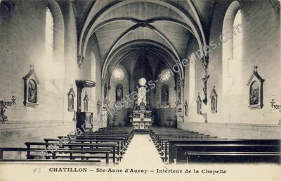 Carte postale ancienne Chatillon — Châtillon-Coligny (Loiret)
