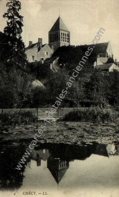 Carte postale ancienne Checy — Chécy (Loiret)