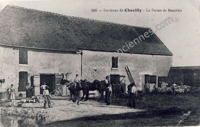 Carte postale ancienne Beauvais — Chevilly (Loiret)