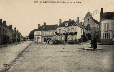 Carte postale ancienne La Place — Chilleurs-aux-Bois (Loiret)