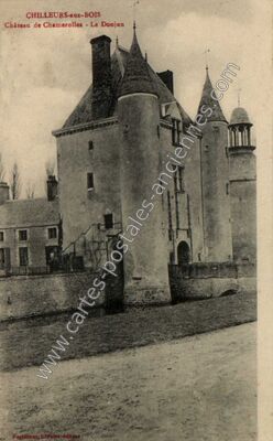 Carte postale ancienne Château de Chamerolles - Le Donjon — Chilleurs-aux-Bois (Loiret)