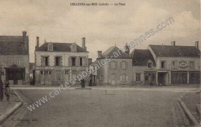 Carte postale ancienne La Place — Chilleurs-aux-Bois (Loiret)