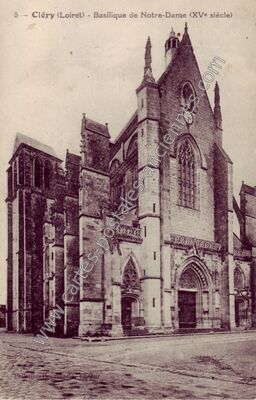 Carte postale ancienne Clery Bas — Cléry-Saint-André (Loiret)