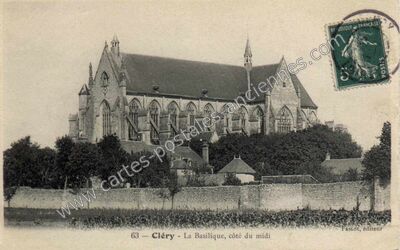 Carte postale ancienne Clery Bas — Cléry-Saint-André (Loiret)