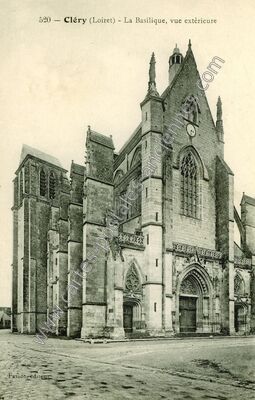 Carte postale ancienne Clery Bas — Cléry-Saint-André (Loiret)