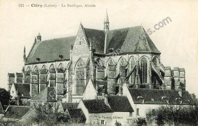 Carte postale ancienne Clery Bas — Cléry-Saint-André (Loiret)