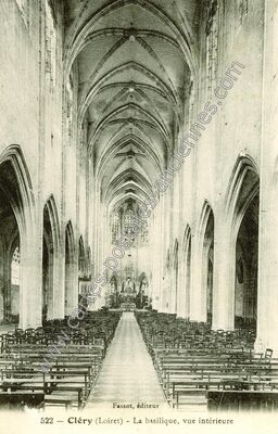 Carte postale ancienne Clery Bas — Cléry-Saint-André (Loiret)