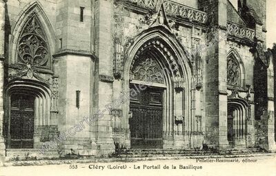 Carte postale ancienne Clery Bas — Cléry-Saint-André (Loiret)